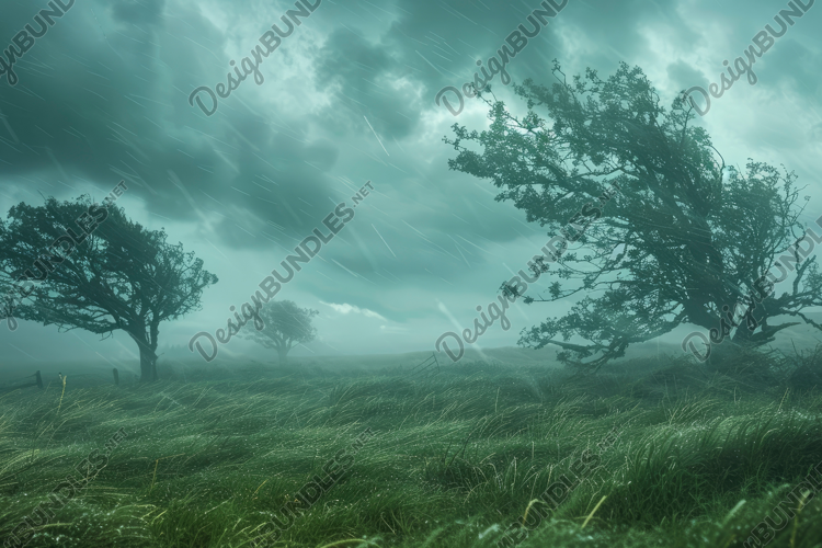 Strong Wind Background Wallpaper