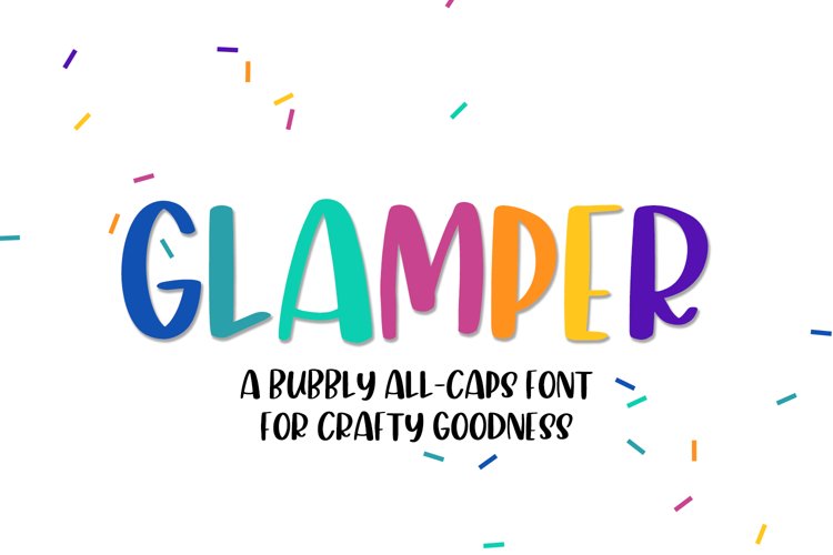 Glamper Sans Font example image 1