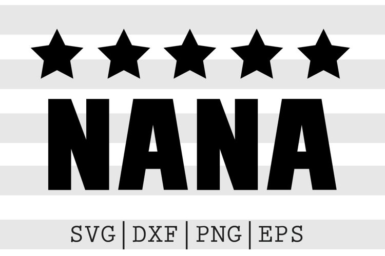Five-star nana SVG
