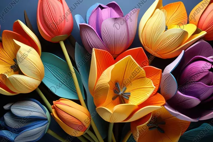 Wild Tulip Background Wallpaper