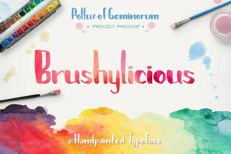 Brushylicious - Free Font of The Week