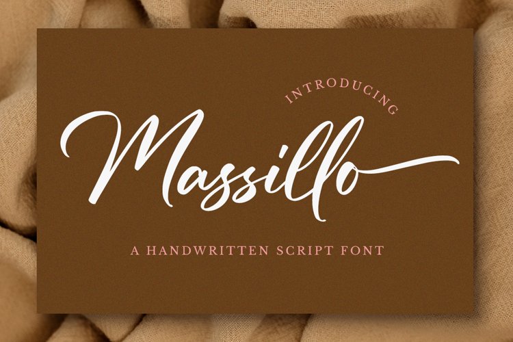 Massillo // Elegant Script Font example image 1