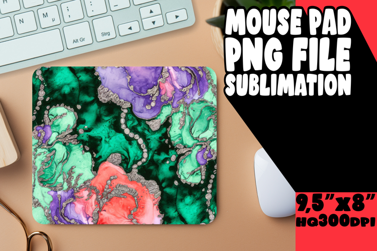 CHEERFUL MOUSE MAT PLAYFUL DESIGN, Abstract Pattern