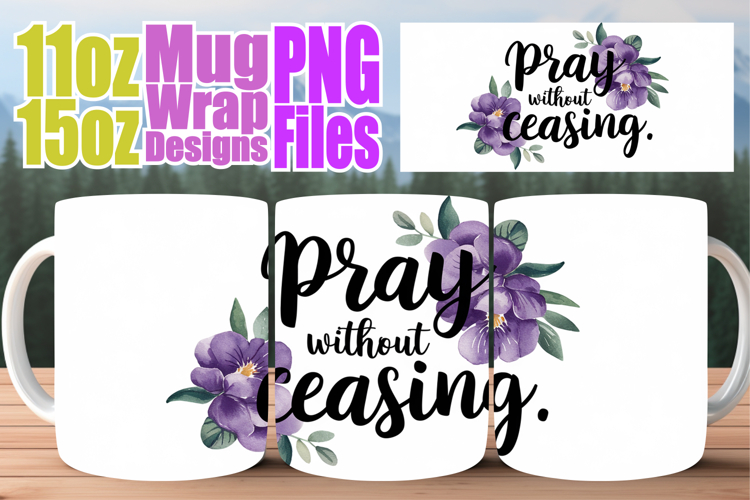 Sweet vibes 11oz 15oz sublimation wrap, Christian