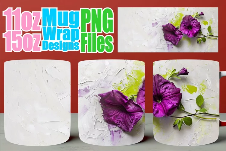 Springtime Elegance Cup: Vibrant Sublimation