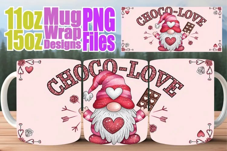 Tranquil vibes 11oz 15oz mug wrap, Valentines