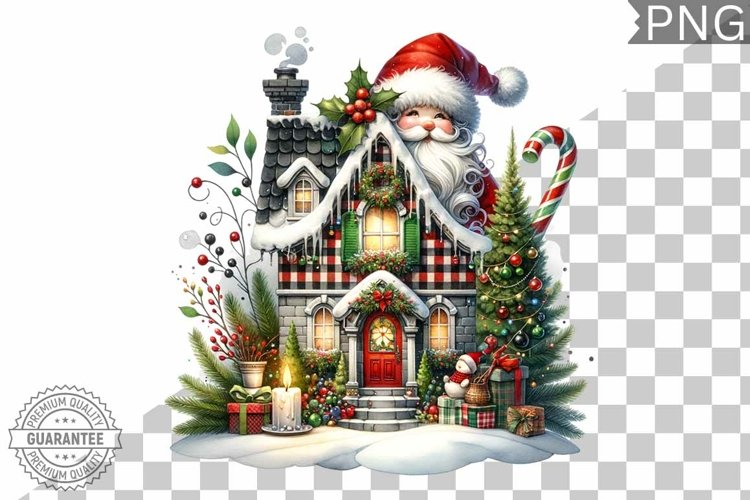 Santa Christmas Clipart Image 13