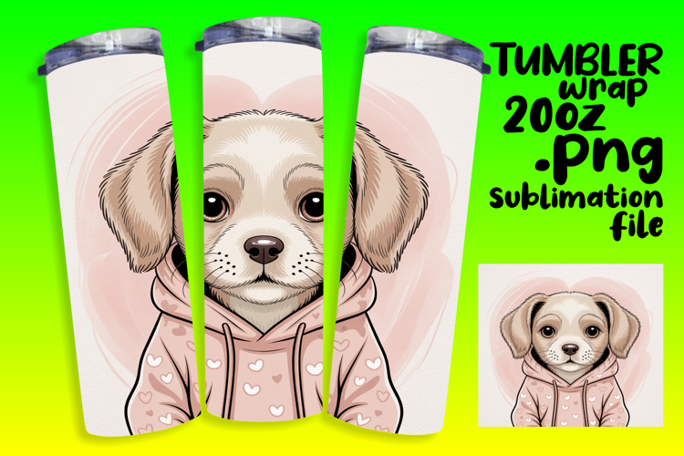 Sublimation Graphics for 20oz Tumblers , Valenines Animals