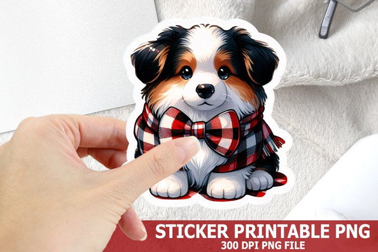 Christmas Dog Clipart Image 11