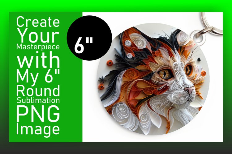 Sweet Feline Treasures: 3D Sublimation Assortment