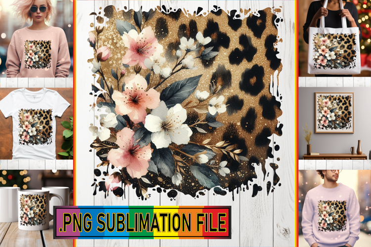 Playful PNG TSHIRT Magic, Leopard Prints