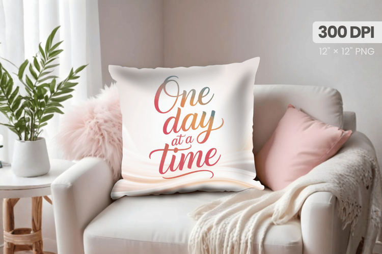 Inspirational Quotes Pillow PNG Motivational PNG Sublimation