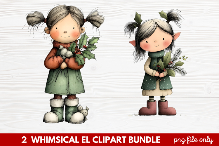Cute Elf Clipart Image 19