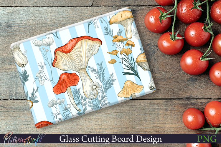 Cutting Board Design | Stripes | chanterelle