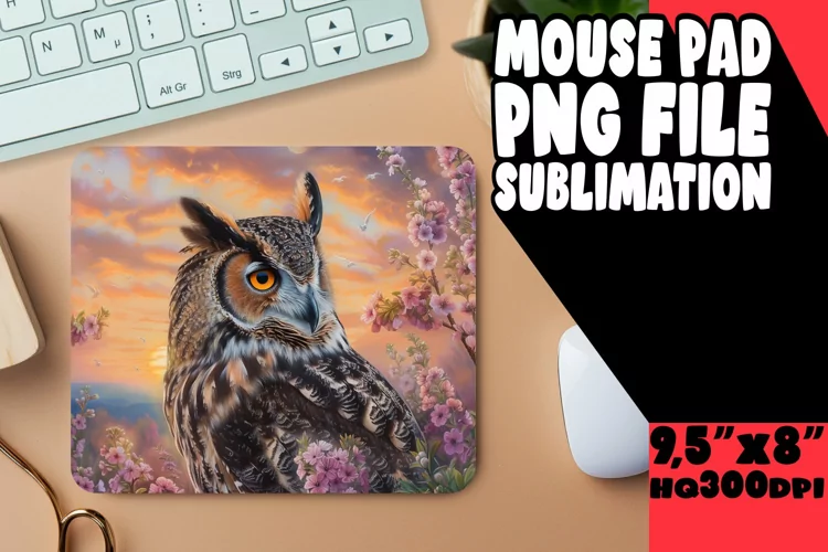 Nature's Guardian Owl Mouse Pad Assortment
