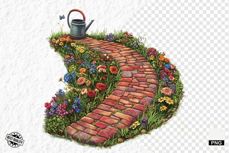 Summer Path Clipart