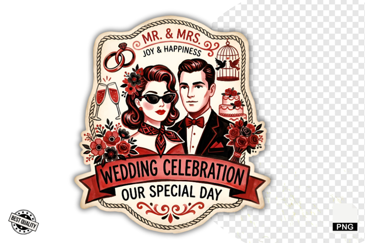 Wedding Labels Clipart