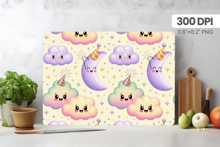 Happy New Year Cutting Board PNG Festive New Years Eve 2026