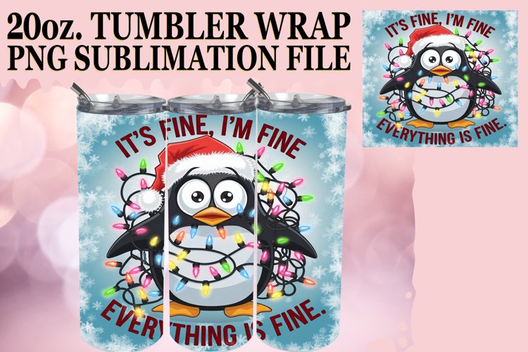Christmas Tumbler Wrap Image 4