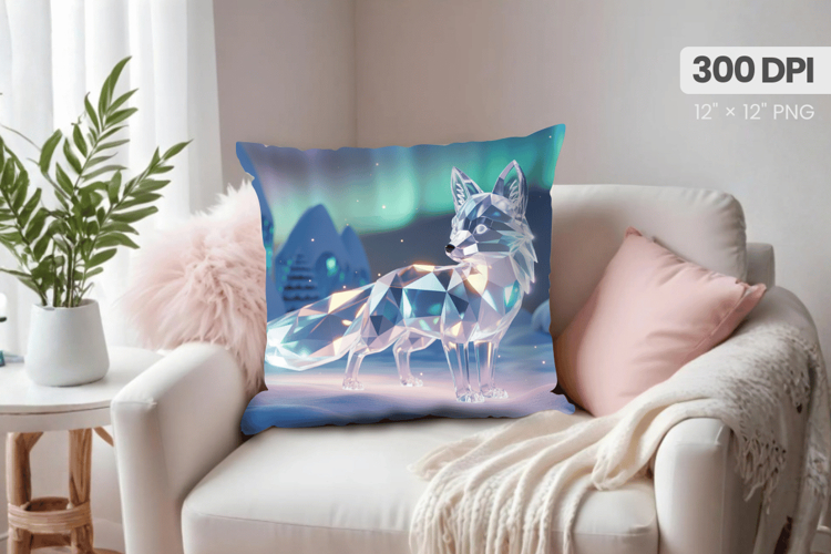 Winter Christmas Wonderland PNG Pillow, Winter Pillow Design