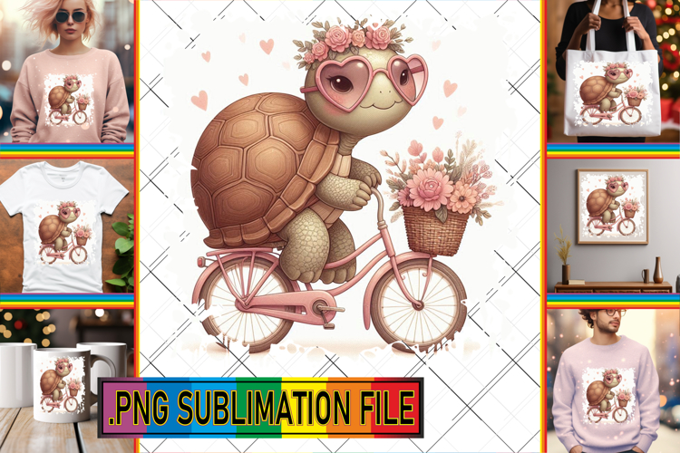 Sweet TSHIRT Gift Ideas PNG, Turtle