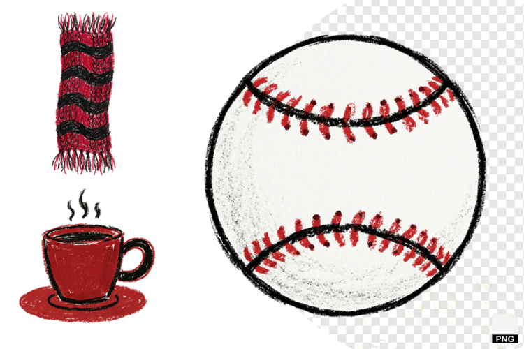 Winter Coquette Elements Clipart