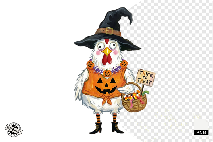 Halloween Chicken Clipart