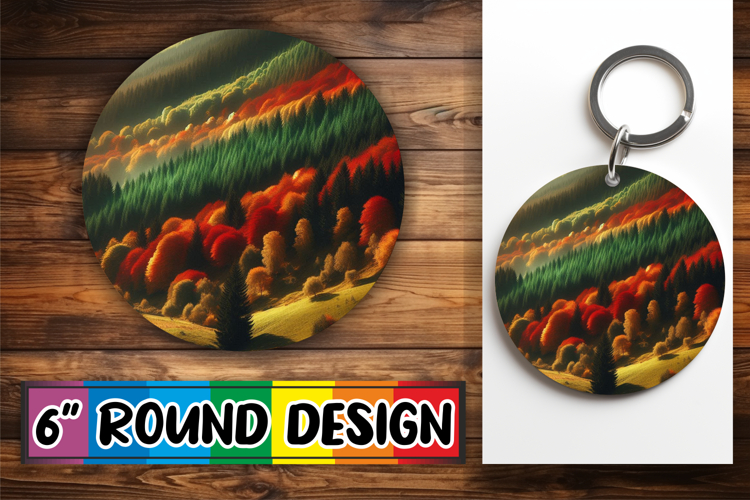 Enchanted Car Coaster Circle, Autumn