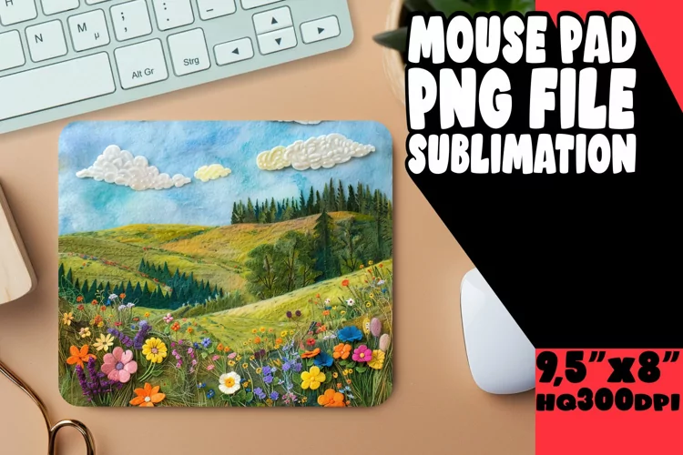 Mesmerizing 3D Landscape for Mouse Pad