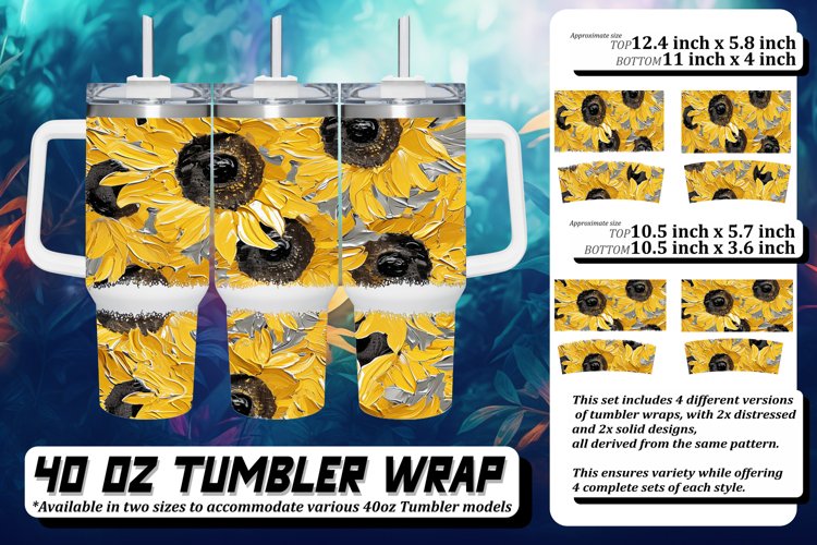 Spring Blossom Symphony Tumbler Wrap 40oz
