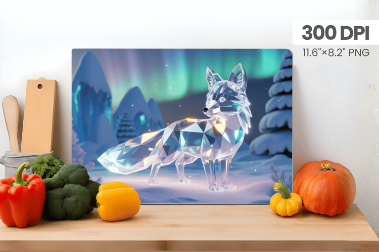 Winter Christmas Wonderland Cutting Board PNG Sublimation