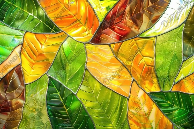 Stained Glass Texture Image 16