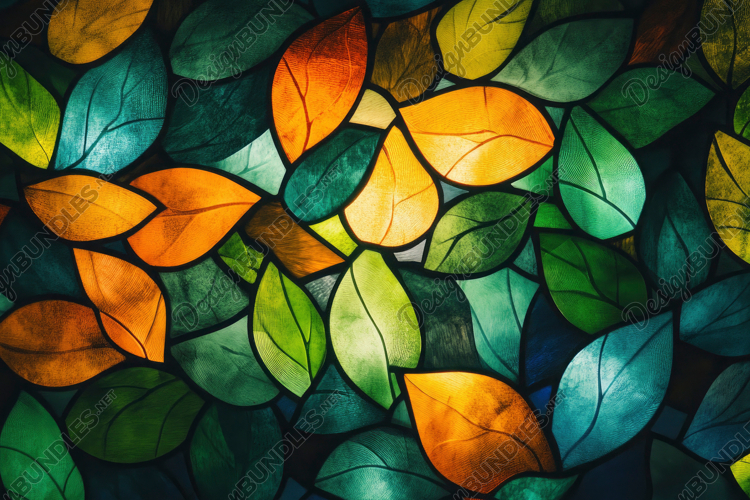 Stained Glass Texture Image 22