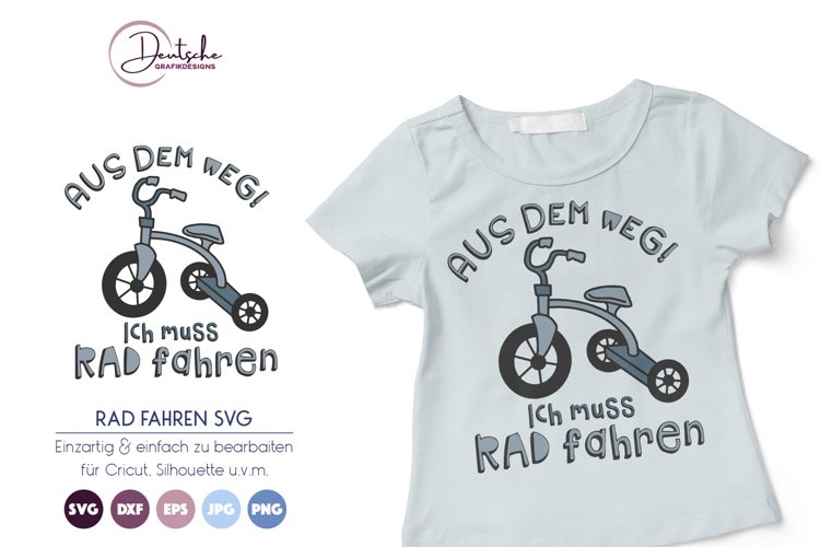 Aus dem Weg SVG| Fahrrad SVG example image 1