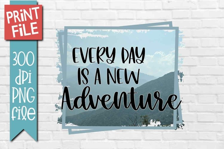 Mountains Sublimation Design
