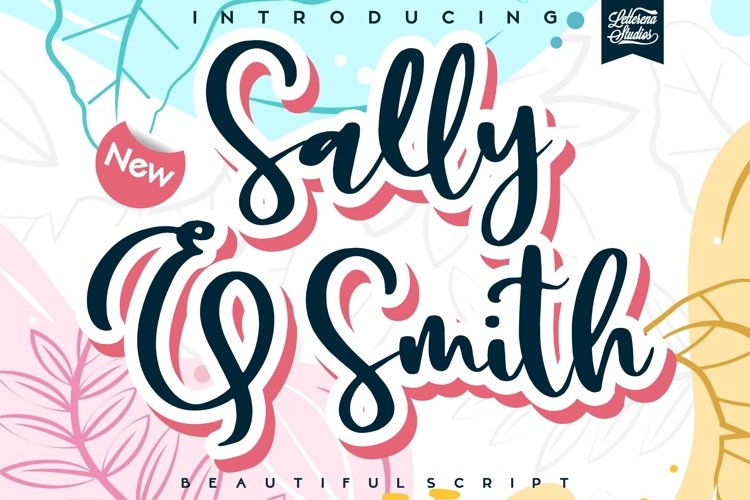 Sally & Smith - Beautiful Script Font example image 1