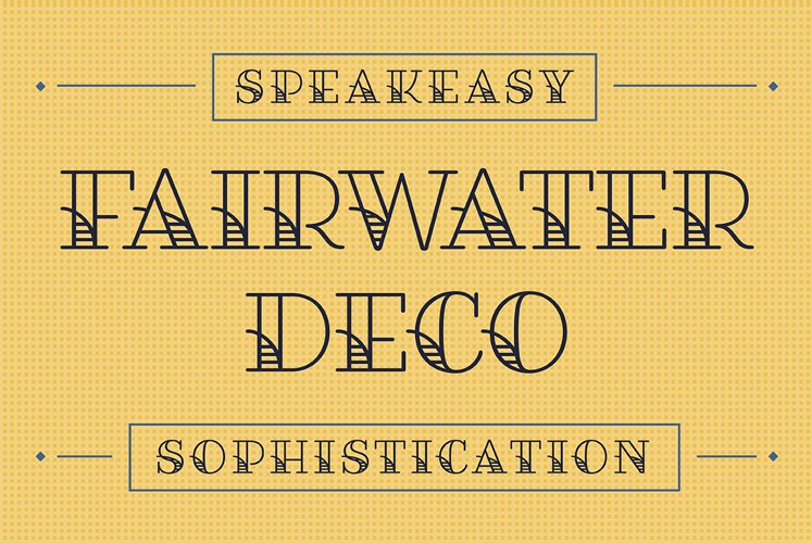 Fairwater Deco Serif example image 1