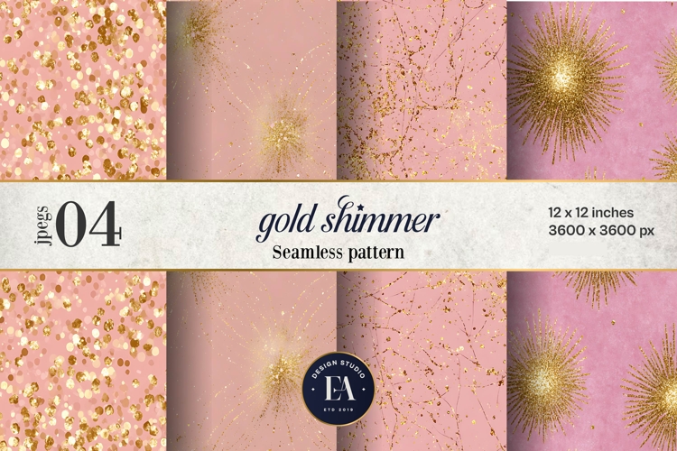 Gold Sparkle Background Image 19