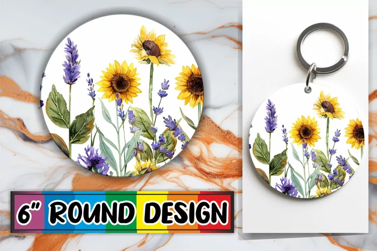 Springtime Bliss - Circle Sublimate Joy Round