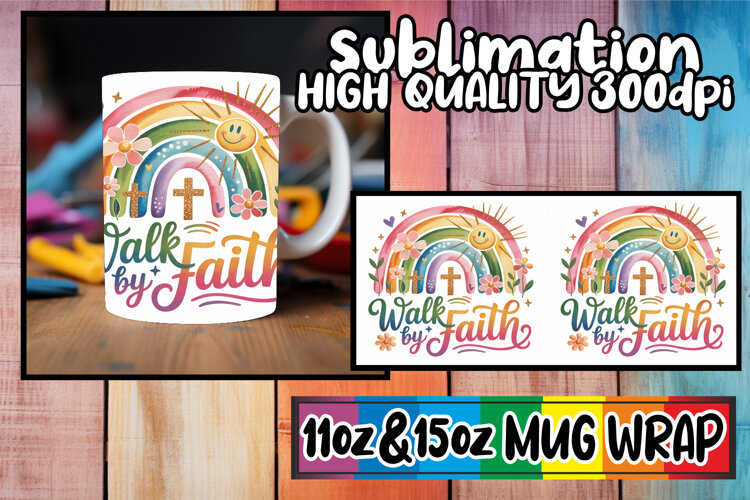Uplifting spirits sublimation print wrap, Christian example image 1