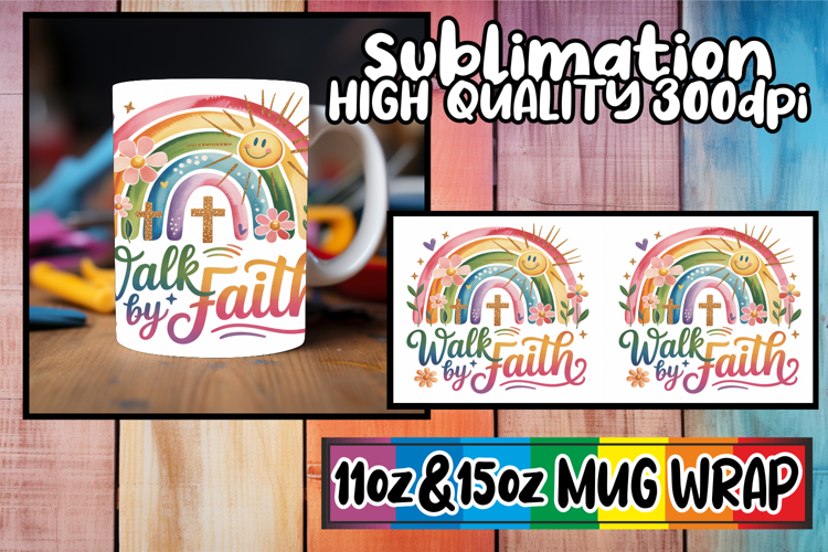 Uplifting spirits sublimation print wrap, Christian