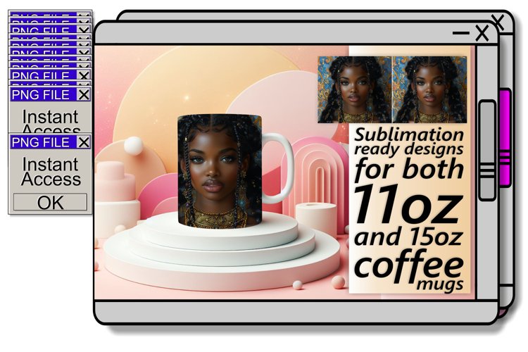Black Girl Afro Png Image 11