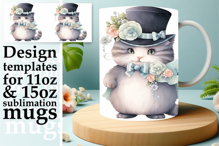 Cat Watercolor Image 7