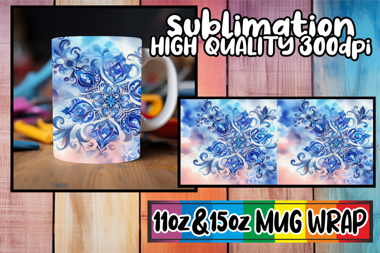 Unique vibes sublimation print wrap, Watercolor Pattern