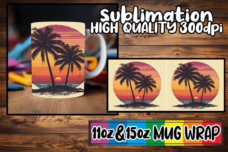 Spring Floral Nostalgia: Mug Wrap Sublimation example image 1