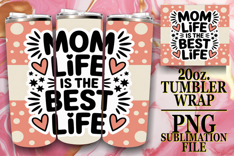 Wholesome joy 20oz tumbler wrap, Mothers Day