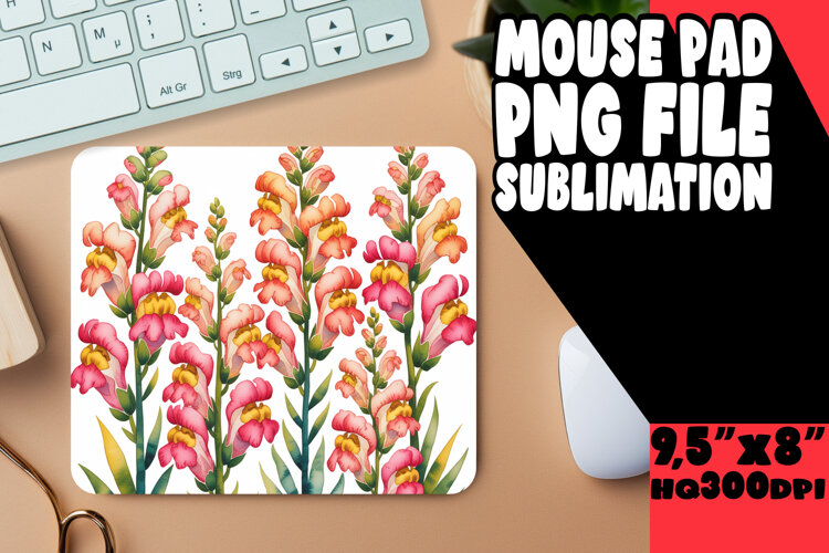 RADIANT mouse mat Sublimation Ideas, Flowers example image 1