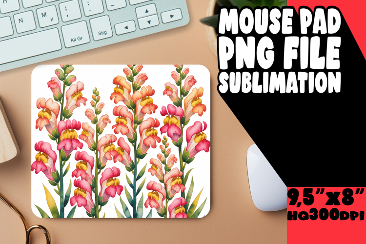 RADIANT mouse mat Sublimation Ideas, Flowers