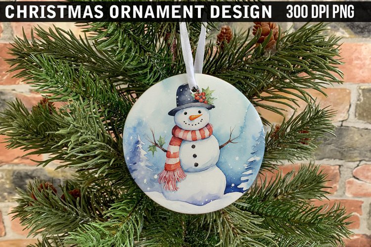 Christmas Ornament Sublimation PNG Design