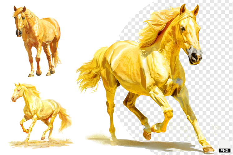 Watercolor Horse PNG